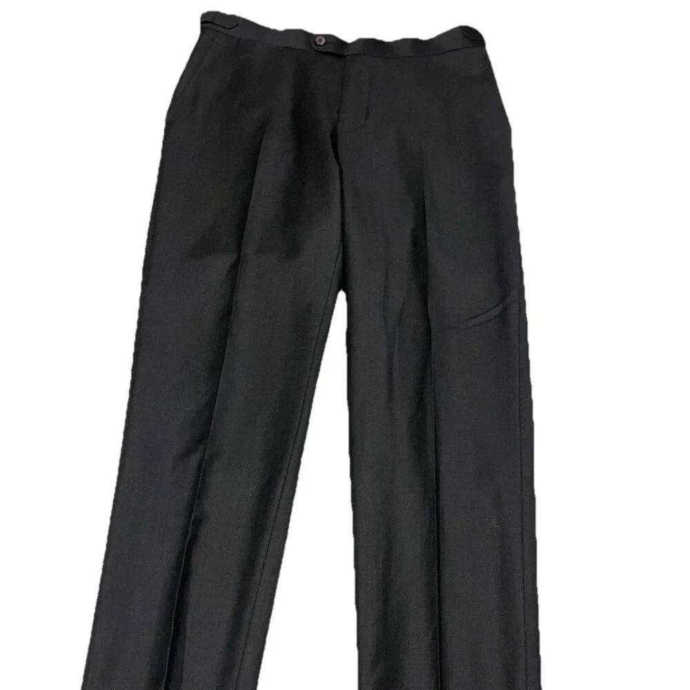 Suitsupply Men's Brescia Dark Grey Wool Dress Pants Trousers 30x30 - Picture 1 of 5